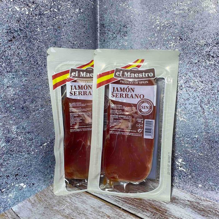 Нарізка хамону El Maestro 
 100 грам  без глютену