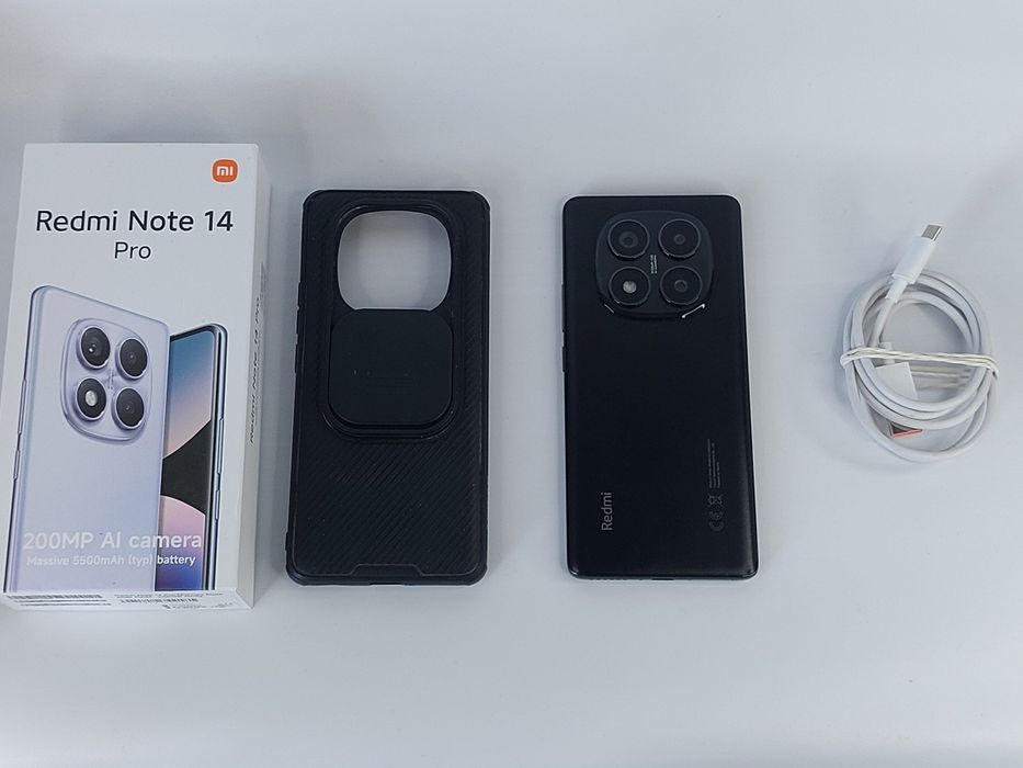 Xiaomi Redmi Note 14 Pro Czarny 256GB/8GB - Bardzo Dobry Stan