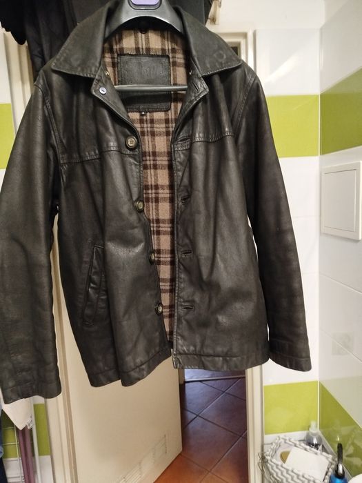 Kurtka skórzana męska