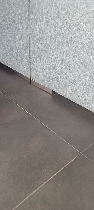 Sofá de Canto Moderno em Tecido Cinzento-Escuro