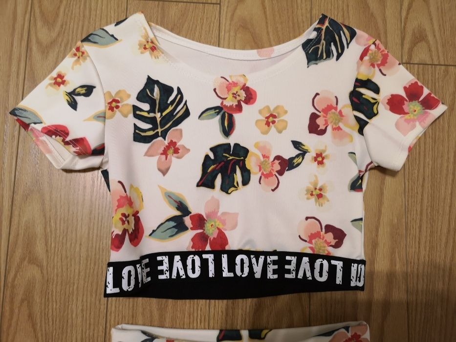 Vestido duas peças floral