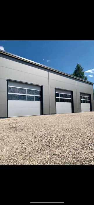 Kompletna brama segmentowa w częściach bez panela 4000x4000