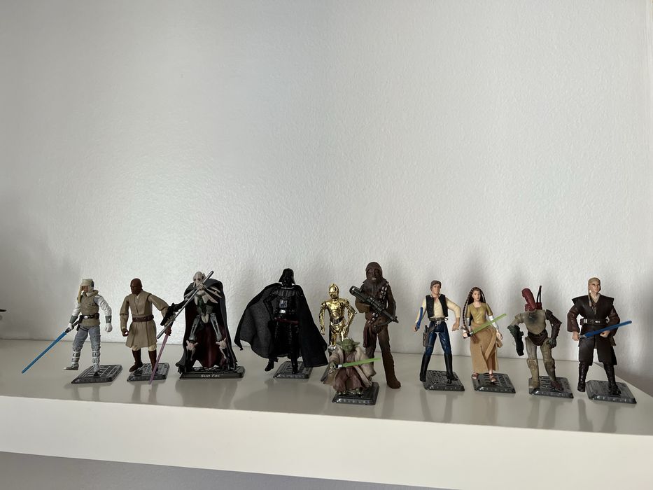 Star Wars figuras, naves e acessorios