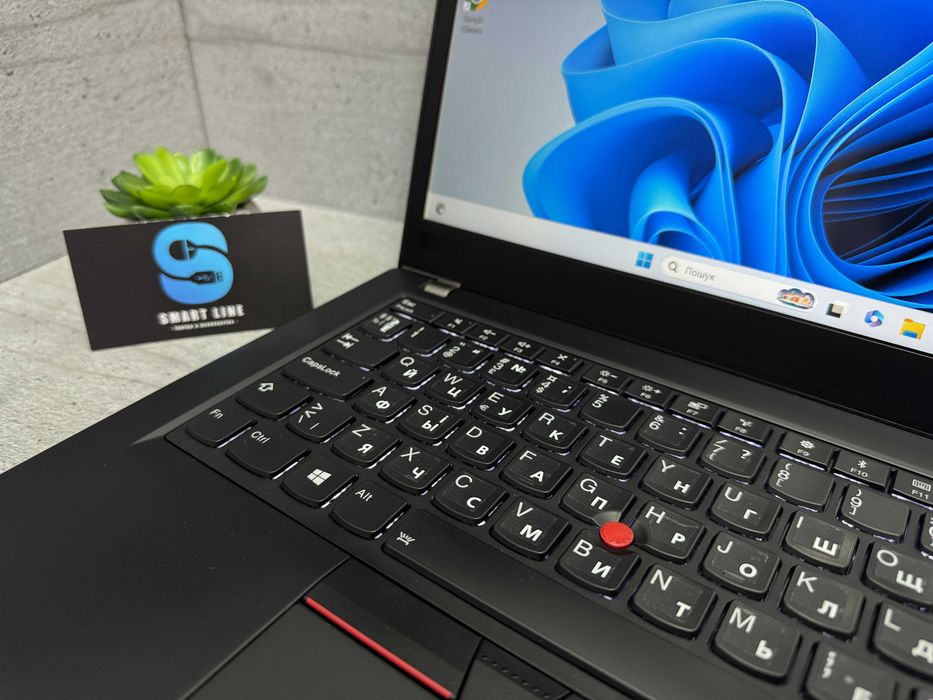I7-8550u/14" FullHD ips/Стильний ноутбук Lenovo T480s/8gb ddr4/256 ssd