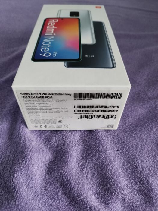 Redmi Note 9 pro 6gb ram 64 gb