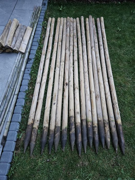 5xZestaw do palikowania drzewa wys. 200cm średnica 5cm