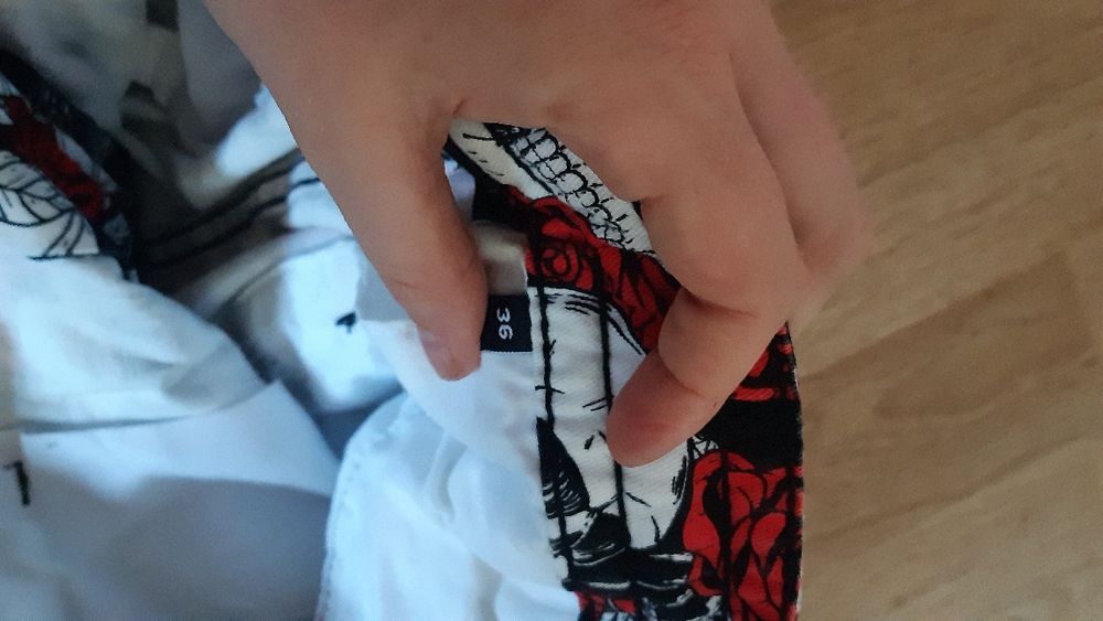 Szorty męskie z motywem czaszki