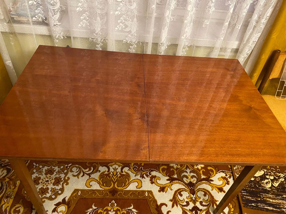Stół z czasu PRL 170x75x75 wysoki połysk