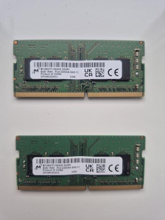 Crucial 8 GB SO-DIMM DDR4 3200 MHz