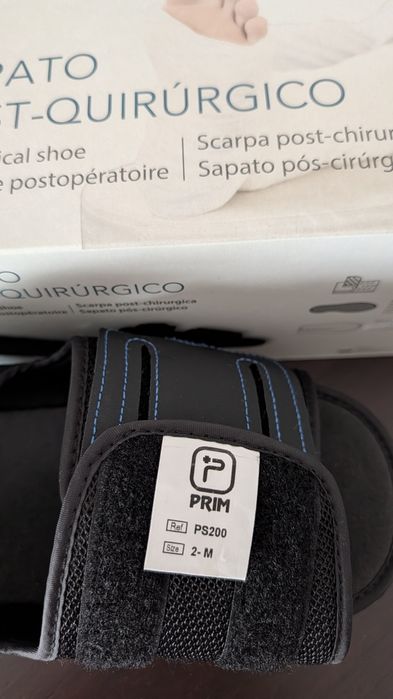 Sapato pós operatório. Ortopédico. Como novo.