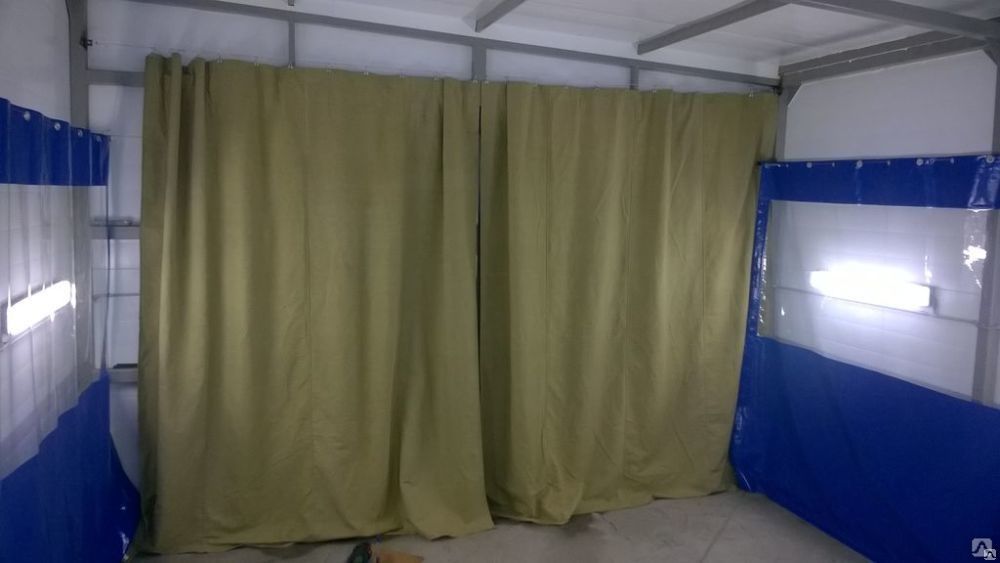 БРЕЗЕНТОВАЯ штора для гаража от производителя!