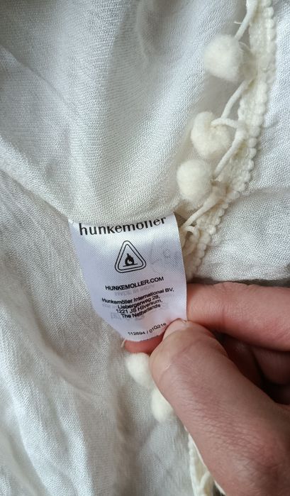 Przepiękna kremowa boho wiskozowa spódniczka mini Hunkemöller rozmiar M