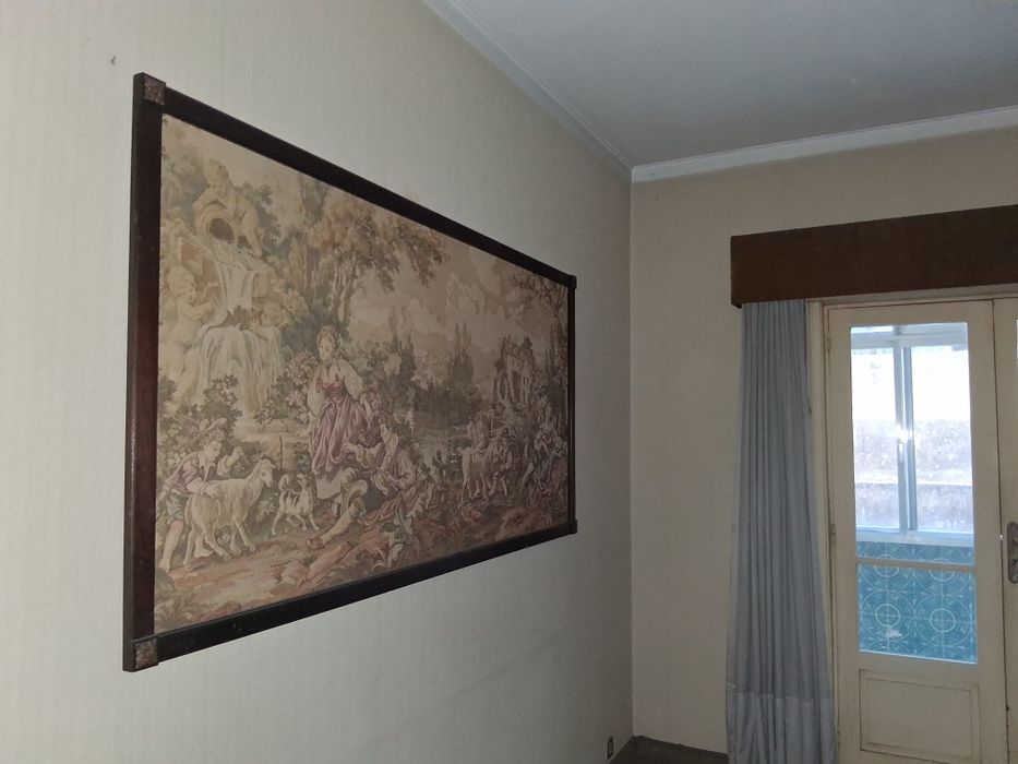 Quadro/ Tela Gobelin | Tapeçaria Aubusson em moldura