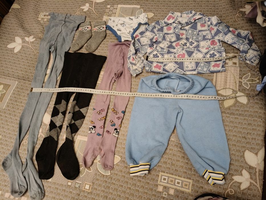 Детская одежда б/у Колготы носки штаны рубашка трусы один лот