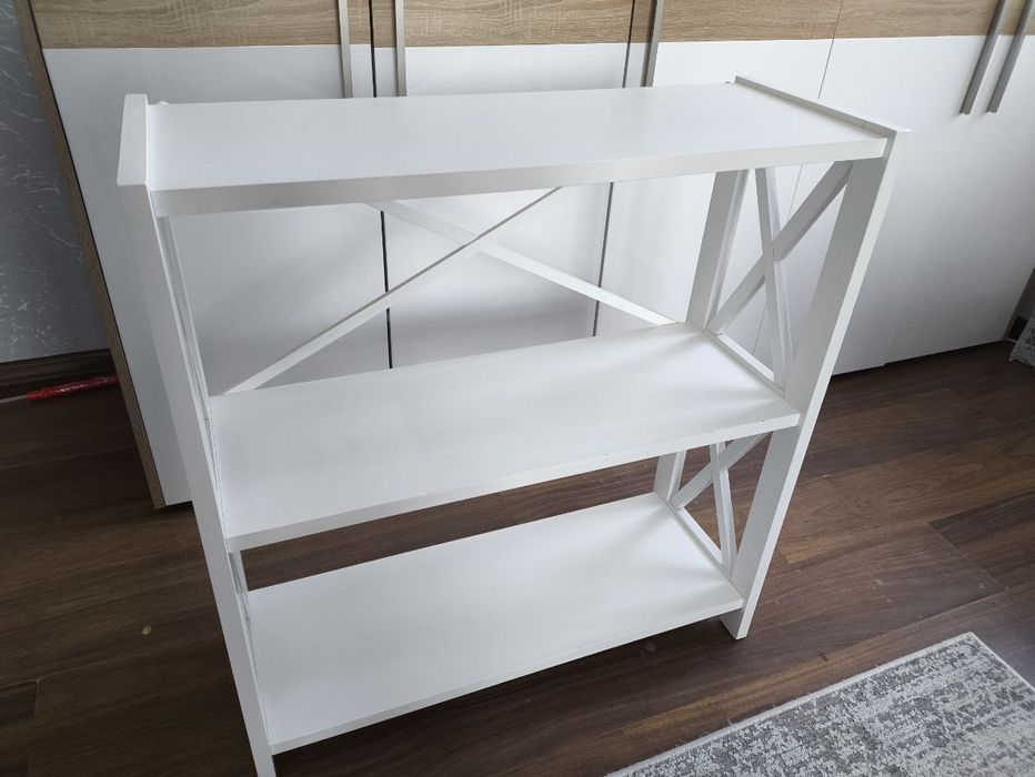 Стелаж ALMIND 3 полиці білий