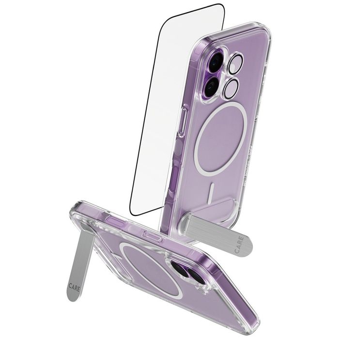 Zestaw ochronny care by panzerglass feature kick 3w1 etui+szkło+lens do iphone 17