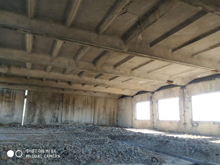 бетонна каркасна будівля БМЗ 18 м на 12 м 2 поверхи м. Олександрія