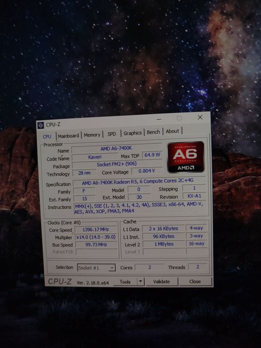 Комп'ютер пк A6-7400k 8Gb DDR3