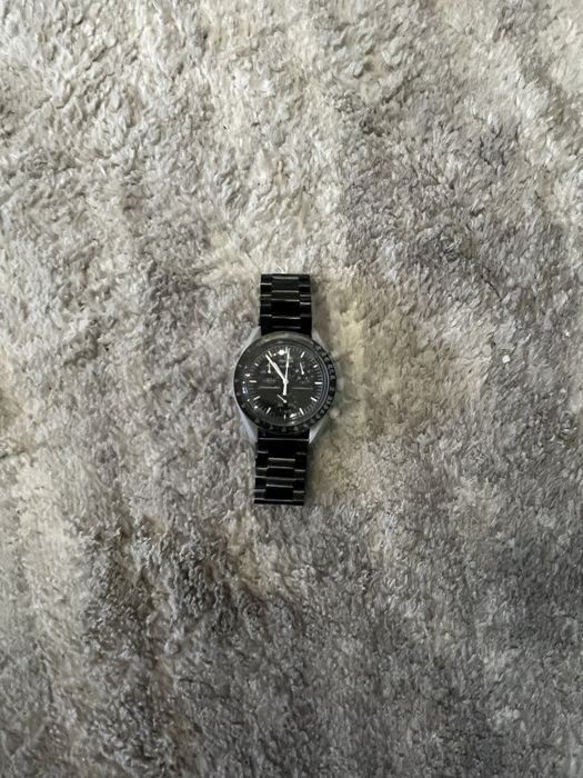 Relógio swatch x omega mission the moon corrente de metal