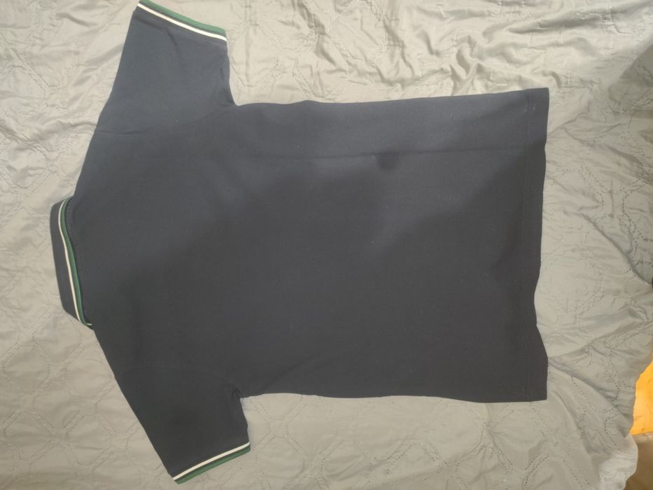 Поло Fred Perry зелено чорне , фрет пери