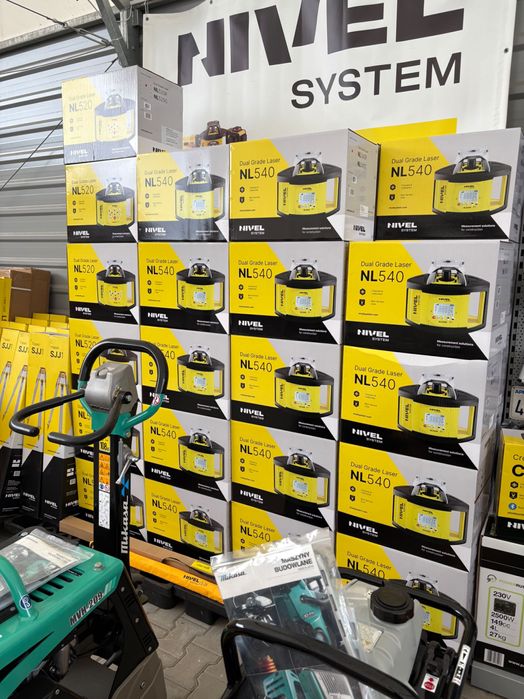 Niwelator Laserowy Nivel System NL 540 DIGITAL, łata, statyw, FV,Nowy