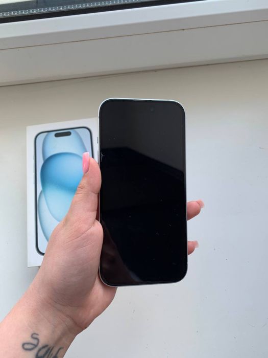 Iphone 15 Blue 128 Gb, стан нового. Оригінал.