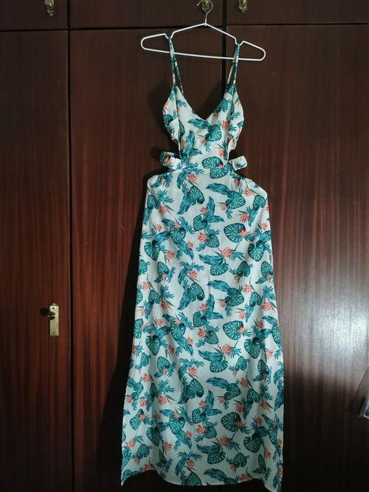 Vestido floral bershka