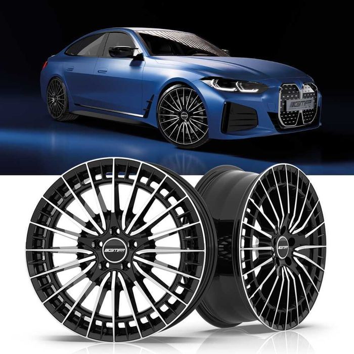 Felgi aluminiowe 21 cali 5x112 GMP QSTAR 9.0'' + 10'' czarne + poler