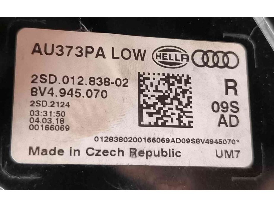 Farolim Direito 8V4945070 - AUDI A3