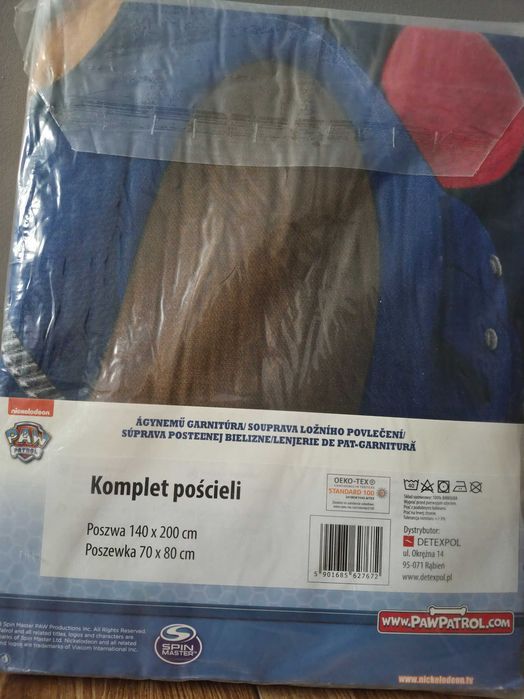 Pościel Psi Patrol  140x200 NOWA