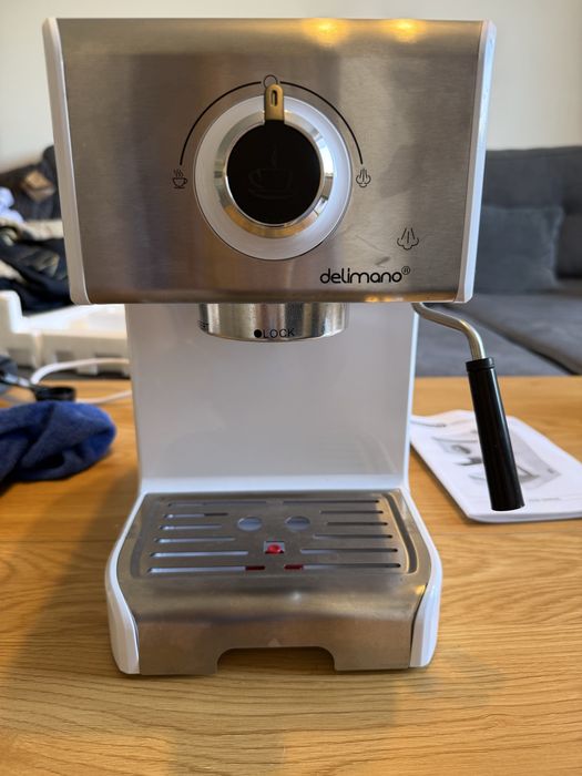 Delimano espresso coffee machine deluxe кавоварка ріжкова