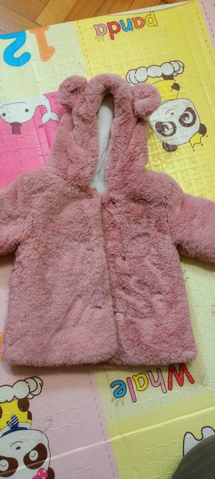 Красивая шубка с ушками