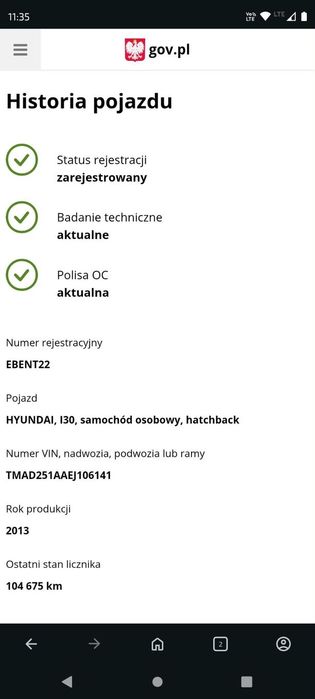 Hyundai I30 Hyundai i30 II generacji – zadbany egzemplarz z niskim przebiegiem