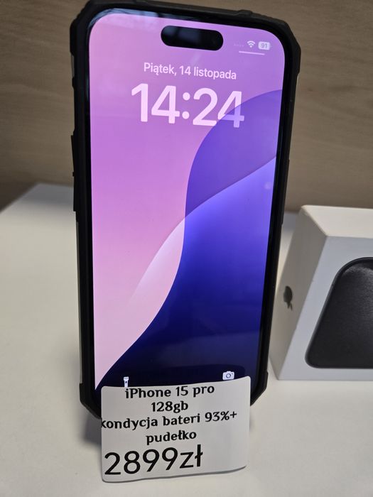 IPhone 15 pro 128gb 93% baterii Szczecin Centrum • OLX.pl
