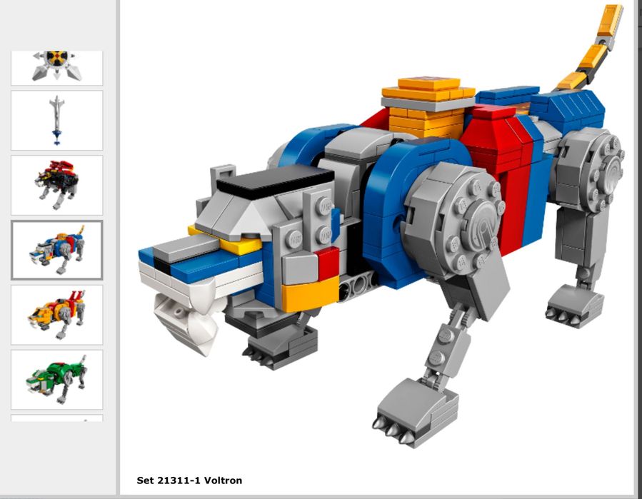 Lego Voltron (21311)