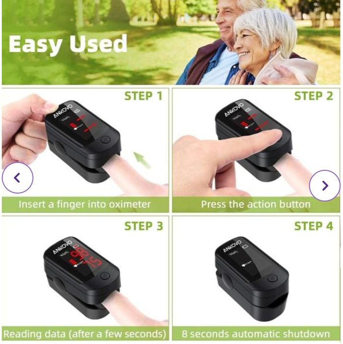 Oxímetro Portátil com Grande Display