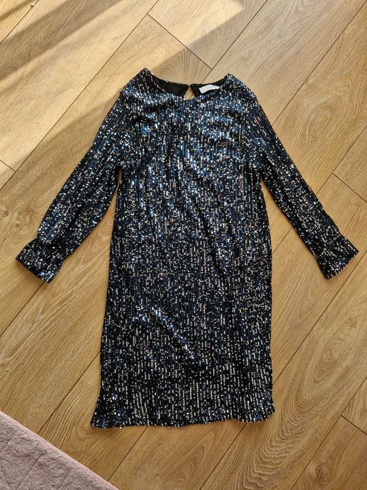 Sukienka cekinowa 146/152