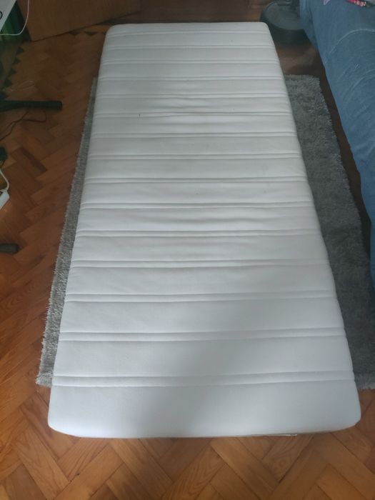 MALVIK colchão de espuma de poliuretano rígido / branco 90x200 cm