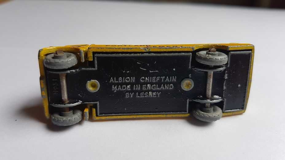 Matchbox Lesney ALBION CHIEFTAIN Cement Portland UNIKAT