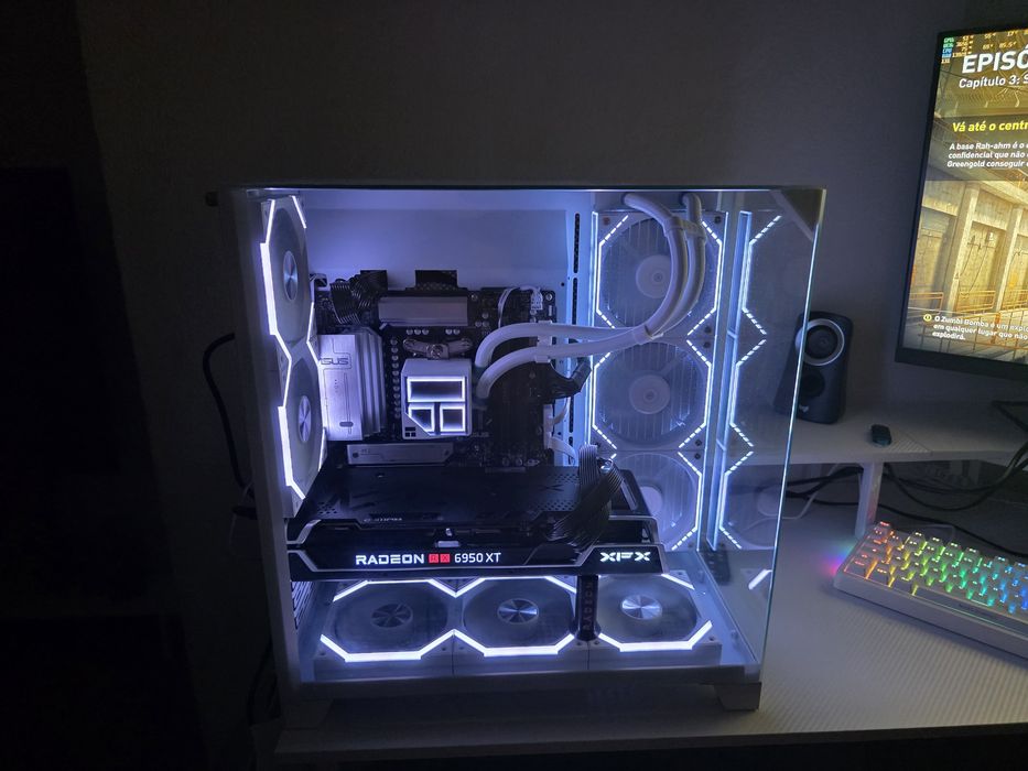 PC Gaming 4K Ryzen 5 9600X + RX6950xt 16GB vram| 16GB DDR5 | NVMe 1TB Kingston| Componentes NOVOS(maioria)