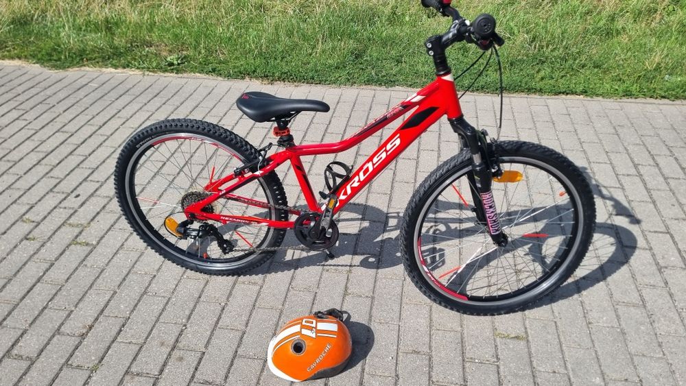 Rower dzieciecy Kross hexagon JR 1.0, kola 24cale, rama 12cali,bdb