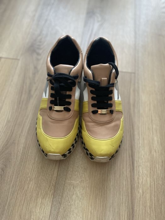 Buty snekersey Stella McCartney Star Macy Sneakers skorzane buty
