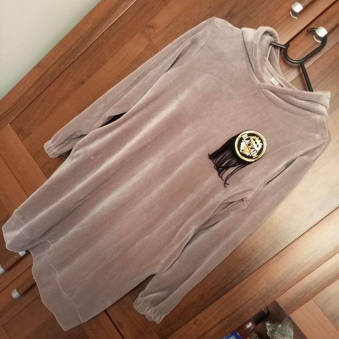 Welurowa sukieneczka na 152 cm