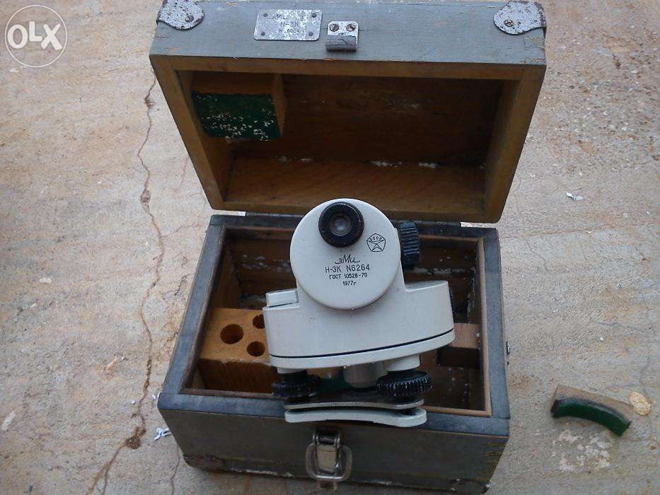 Нивелир строительный н-3к,нс4 оптика ссср , в идеальном состоянии