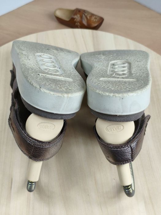 Sandały r.36 Ecco Flowt damskie skórzane na rzep