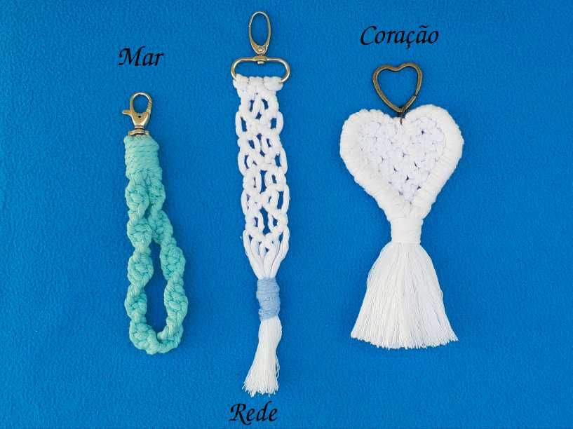 Porta chaves macrame // Chaveiro macramé personalizado