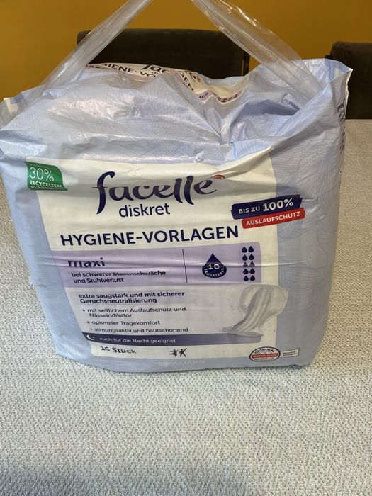 Bardzo duze wkladki chigieniczne