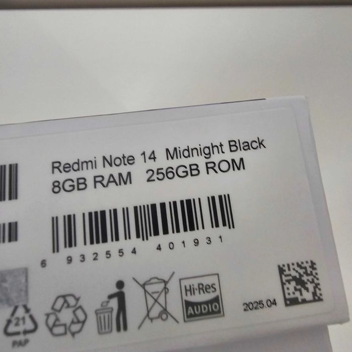 Xiaomi Redmi Note 14 (8gb ram)