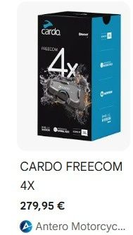 Capacete Nolan + Cardo Freecom 4x
