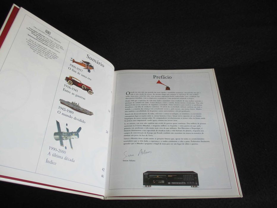 Livro Século XX História Visual Simon Adams